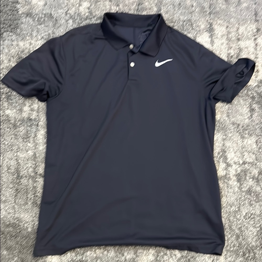 Nike Men's Black Polo Shirt